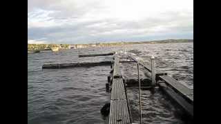 Floating Breakwater  Lake Champlain [upl. by Nillad577]