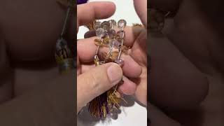 Ametrine Briolettes all Natural 8quot strands [upl. by Lounge149]