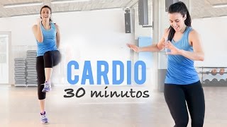 CARDIO 30 MINUTOS PARA ELIMINAR GRASA ABDOMINAL [upl. by Elleirol]