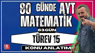 🟥 TÜREV 15 ✅ Türevin Geometrik Yorumu  80 Günde AYT Matematik  AYT Matematik Kampı [upl. by Anitserp]