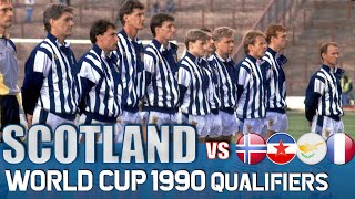 Scotland World Cup 1990 Qualification All Matches Highlights  Road to Italy [upl. by Lazaruk359]