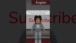 DINKER SKIPS SCHOOL ON HIS BIRTHDAY🤯😱 SUBSCRIBE brookhaven shorts funny memes roblox [upl. by Brandice]