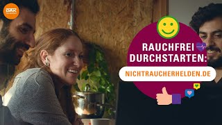 Werde rauchfrei mit NichtraucherHeldende  DAKGesundheit [upl. by Cirdnek]