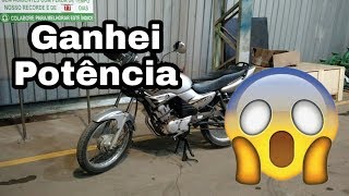 COMO AUMENTAR A POTÃŠNCIA DE MOTOS 125 E 150 cc sem abrir motor [upl. by Klemens]