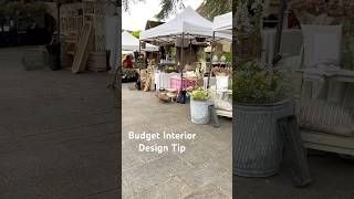 Budget Home Interior Design Tip Trade and antique fairs homeupdates vintage furniture home [upl. by Hsejar]