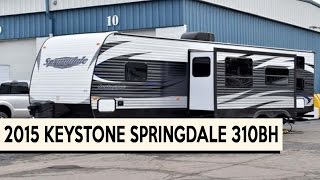 2015 Keystone Springdale 310BH  Travel Trailer [upl. by Ande]