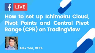 How to set up Ichimoku Cloud Pivot Points and Central Pivot Range CPR on TradingView [upl. by Lyda]