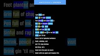 Eminem  Amityville  Rhymes Highlighted [upl. by Eveineg]