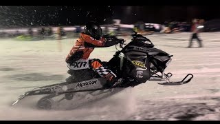 Snowmobile Hill Drags Snow Ridge Jan 2023 [upl. by Mafala]