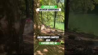 Green Ridge Outdoor Adventures at Fontana Lake NC camping kayakcamping northcarolina [upl. by Olenta]