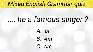 English grammar test ✍️ if you pass test  you English amazing [upl. by Magner]