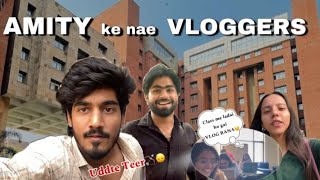 Amity Noida ke nae vloggers😁 class ki ladai b content h😅 Apra Yadav [upl. by Gow]