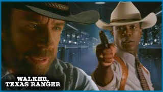 Trivette Saves Walker From Hidden Gunman  Walker Texas Ranger [upl. by Hamlen]