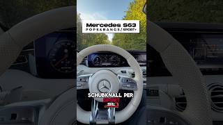 Mercedes S63 Pops amp Bangs Schubknallen per Sport Modus [upl. by Mayrim430]