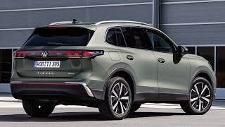 NEW 2024 Volkswagen Tiguan Elegance Cipressino Green  IMPRESSIVE COMPACT SUV DESIGN [upl. by Araeit]