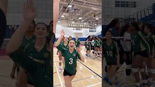 Girls Volleyball Playoff Vibes 🔥😎🤩 [upl. by Imik]