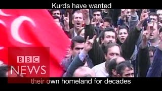 Turkey amp Kurds Explained in 70 seconds  BBC News [upl. by Den]