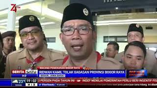 Ridwan Kamil Tolak Pembentukan Provinsi Bogor Raya [upl. by Saloma]