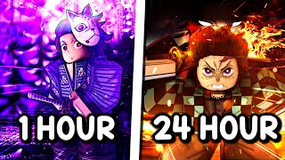 I Spent 24 Hours as TANJIRO in this Roblox Demon Slayer game [upl. by Antebi]