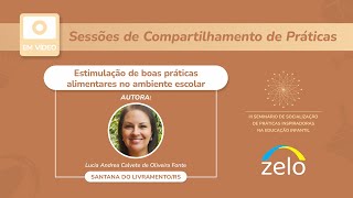 Estimulação de boas práticas alimentares no ambiente escolar [upl. by Possing877]