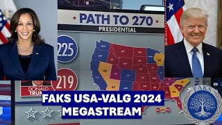 FAKS USA VALG 2024 MEGASTREAM [upl. by Corrina]