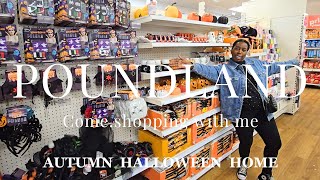 NEW IN POUNDLAND COME SHOPPING WITH ME AUTUMN 🍂 HOME HALLOWEEN 🎃 amp MORE poundland pepco [upl. by Yulma]