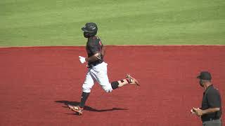 Tusculums Daalen Adderley goahead home run at CarsonNewman [upl. by Kinny]