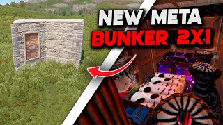 NEW META BUNKER 2X1 In Rust 2024  Rust Base Design [upl. by Eniladam835]