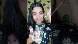 Trying viral waterproof lipstick hack💦💄 Does it work youtubeshorts youtube trending viral new [upl. by Pickens]