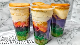 VIRAL NA HALOHALO PANG NEGOSYO GANITO GAWIN ANG MASARAP NA SANGKAP NG TRENDING NA HALOHALO [upl. by Broadbent990]