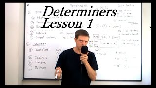 Determiners Lesson 1 [upl. by Gnaoh]