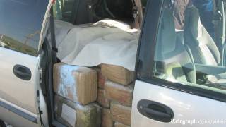 How marijuana is smuggled across the Mexican border [upl. by Bertolde]