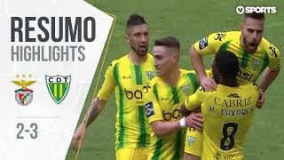 Highlights  Resumo Benfica 23 Tondela Liga 1718 32 [upl. by Ynohtnaleahcim]