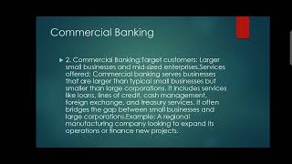 Business Banking Vs Commercial Banking Vs Corporate Banking and Retail Banking [upl. by Enerol]