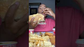 Portillos Mukbang 🔥🔥🔥🥰 mukbang portillos italianbeef chicagofoodie [upl. by Eahc84]