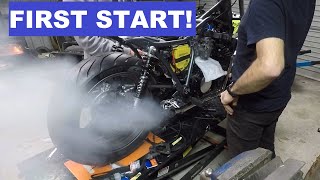 Yamaha XJ650 Part 31 First Start [upl. by Epperson]