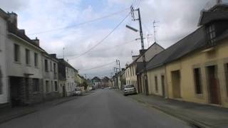 Driving Through 53110 Roudouallec On The D1 Morbihan Brittany France 2nd May 2011 [upl. by Sylvan]