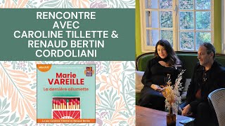 Rencontre avec Caroline Tillette et Renaud Bertin Cordoliani l Prix Audiolib 2024 [upl. by Aniras445]