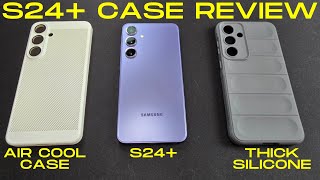 S24 Case Review  Best Thick Silicone Case Plus A Thin Heat Dissipation Cover Camera Lens Protector [upl. by Nimsaj]