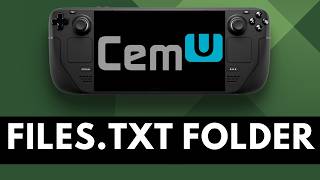 Where to Store amp Save the Keystxt File for CEMU with EmuDeck [upl. by Meletius]