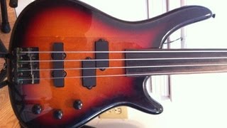 Stagg BC300 Fretless Bass Review and Demo [upl. by Ailsa155]