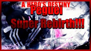 Peguei SUPER REBIRTH A Heros Destiny ROBLOX [upl. by Vanessa]