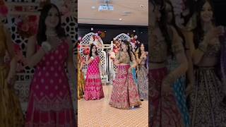 Brides Beautiful Wedding Dance Performance 😍🫶🏻 wedding dance shorts omeefied [upl. by Orecic]