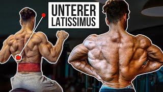 SO kriegst Du einen RICHTIG BREITEN Rücken Unterer Latissimus RICHTIG trainieren [upl. by Thadeus]