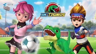 DinoTrainers The Dinosaur Cup ⚽️  2023 FIFA Womens World Cup‬‬ Special  Kids Cartoon  Robot [upl. by Lamag631]