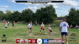 2024 IRF Roundnet World Championships  Mens Individual P5SF  GagnonLeung vs Kingdom Come CVOD [upl. by Eelarbed]