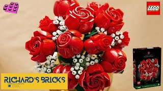 Hermoso Bouquet de Rosas en Lego [upl. by Nyladnar]