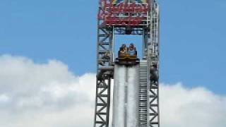 Americas Tallest Water Ride  Giraffica at Holiday World [upl. by Ainoloppa510]