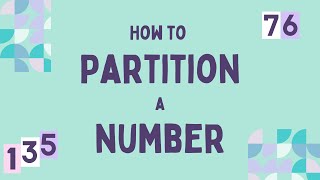 How to Partition a Number [upl. by Waldner]