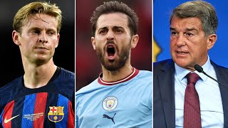 Barcelona News RoundUp ft Bernardo Silva Frenkie de Jong amp Wage Reductions [upl. by Haerle102]